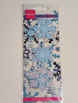 Stanzschablone Schneeflocken