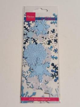 Stanzschablone Schneeflocken