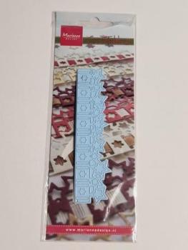 Stanzschablone Sternenkante