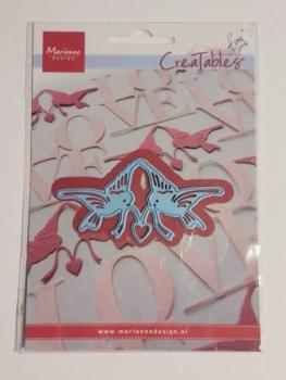 Stanzschablone Tauben