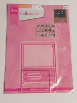 Stanzschablone Schultafel