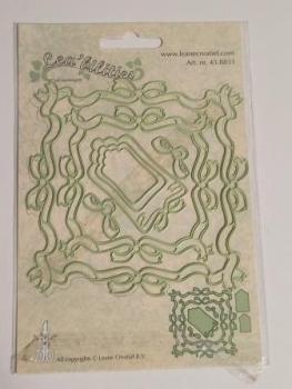Lea bilitie® Frame square ribbons snij en embossing mal