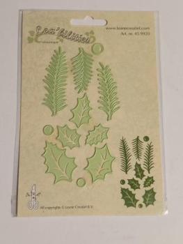 Lea’bilitie® Weihnacht Blätter Präge- und Schneideschablone