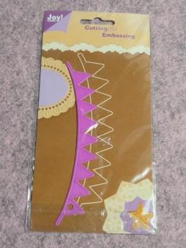 Stanzschablone Wimpelkette