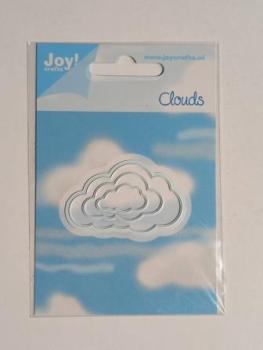 Stanzschablone Wolken