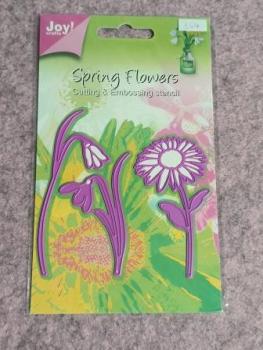 Stanzschablone Blumen