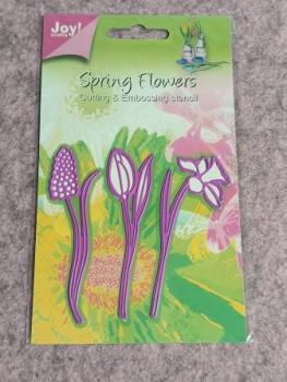 Stanzschablone Blumen