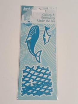 Stanzschablone Fische