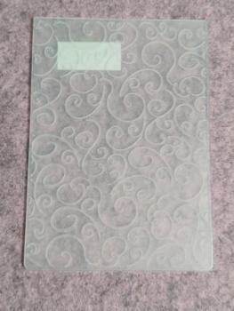 Embossing folder- swirls