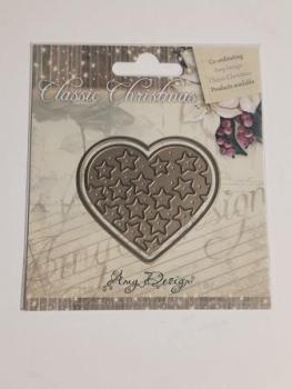 Die - Amy Design - Die - Classic Christmas - Star-filled heart