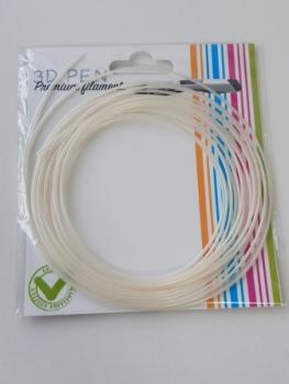 3D Pen filament - 5M - Parel wit