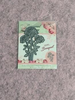 Stanzschablone Blumenstrauss