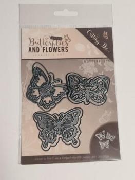 Die - Jeanine's Art - Classic Butterflies and Flowers - Butterflies