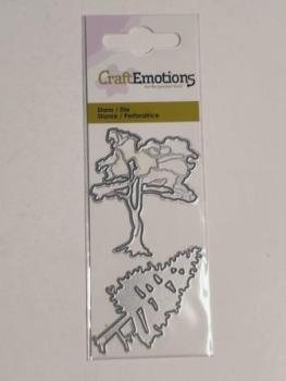 Stanzschablone Bäume