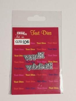 Stanzschablone Happy Birthday