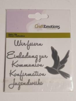 Stanzschablone Einladung