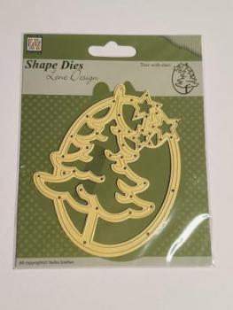 Shape Dies - Lene Design - Tree with stars