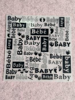 Multi Language Text Embossing Folders - Baby