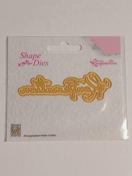 Shape Dies - Text Korfirmation