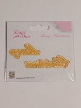 Shape Dies - Merry Christmas