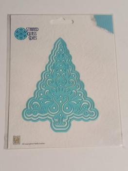 Stained Glass Dies - Christmas tree