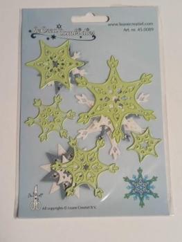 Lea bilitie® snow crystal snij en embossing mal