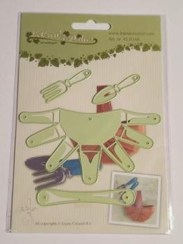 Stanzschablone Garten