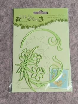 Lea’bilitie® Narzisse & Swirls Präge- und Schneideschablone