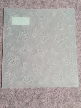 Embossing folder background Roses 14.4x16cm