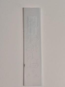 Embossing folder Border Christmas Bell 25x119mm