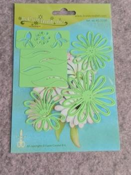 Lea bilitie® Multi die flower 9 Chrysant snij en embossing mal