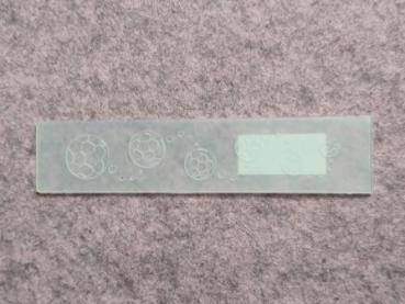 Border embossing folder Sport 22x122mm