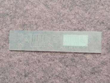 Border embossing folder Music 22x121mm