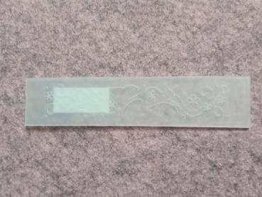 Border embossing folder Butterflies 23x122mm