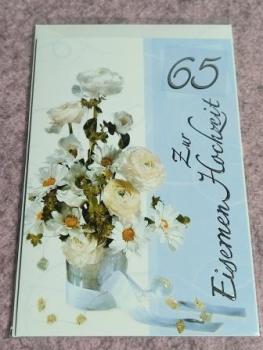 Karte zur "Eisernen Hochzeit"
