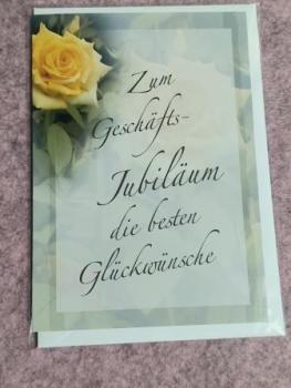 Glückwunschkarte zum Jubiläum