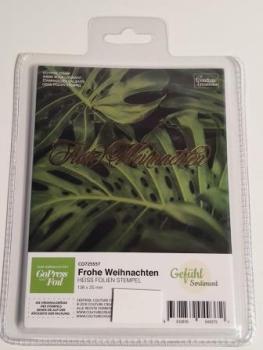 Hotfoil Stamp - Frohe Weihnachten 138 x 25MM
