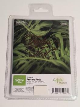 Hotfoil Stamp - Frohes Fest 75 x 50MM