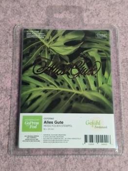 Hotfoil Stamp - Alles Gute 90 x 30MM