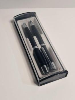 Rollerball / Kugelschreiberset sw/si