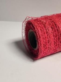 Deko Sisal Tischband 17 cm / 15 m rot   ldm