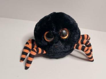 Crawly - Halloween Spinne, 15cm, mit Glitzeraugen, Beanie Boo's, limitiert, farblich sortiert
