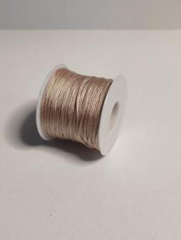 Knüpfgarn 85m  1mm beige