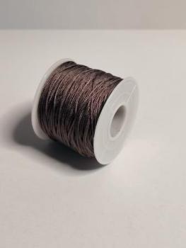 Knüpfgarn 85m  1mm schokobraun