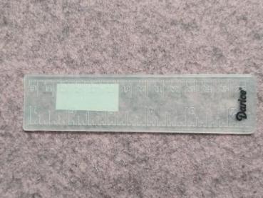 Prägeschablone Lineal