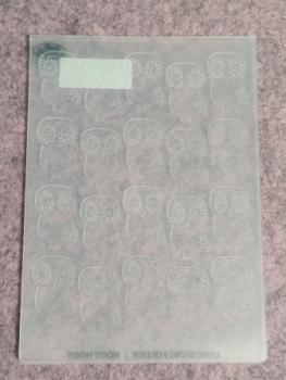 Prägeschablone Eule