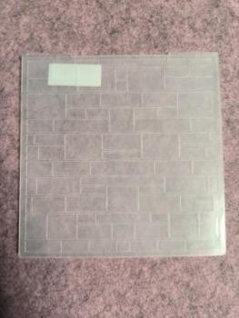 Prägeschablone Mauer