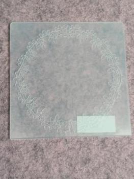 Prägeschablone Rahmen