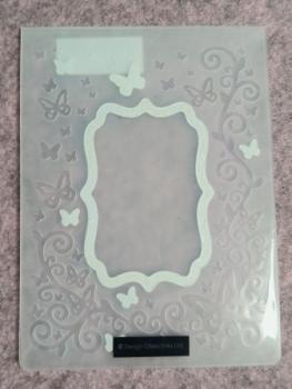 Stanz- und Prägeschablone Schmetterling