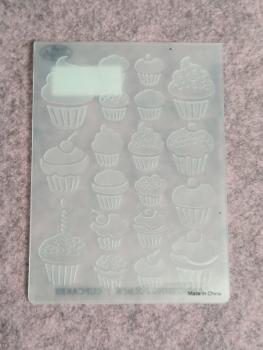 Prägeschablone Muffin